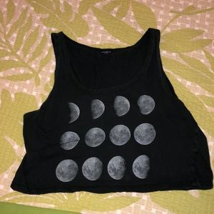 Brandy Melville lunar cycle crop top